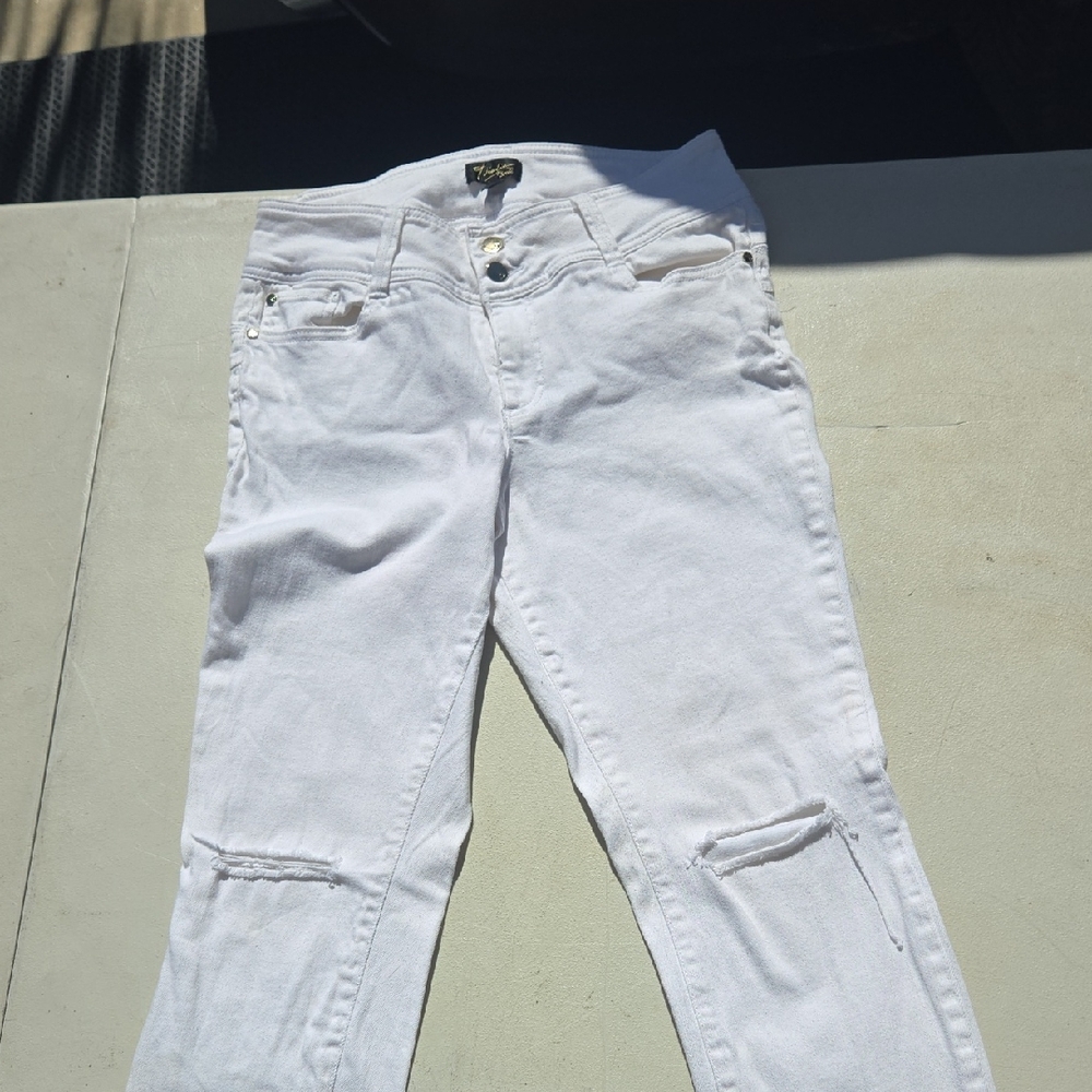 Vigoss Women's White Skinny Jeans